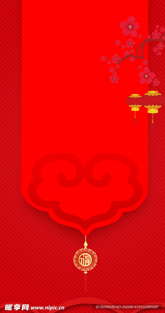 红色背景