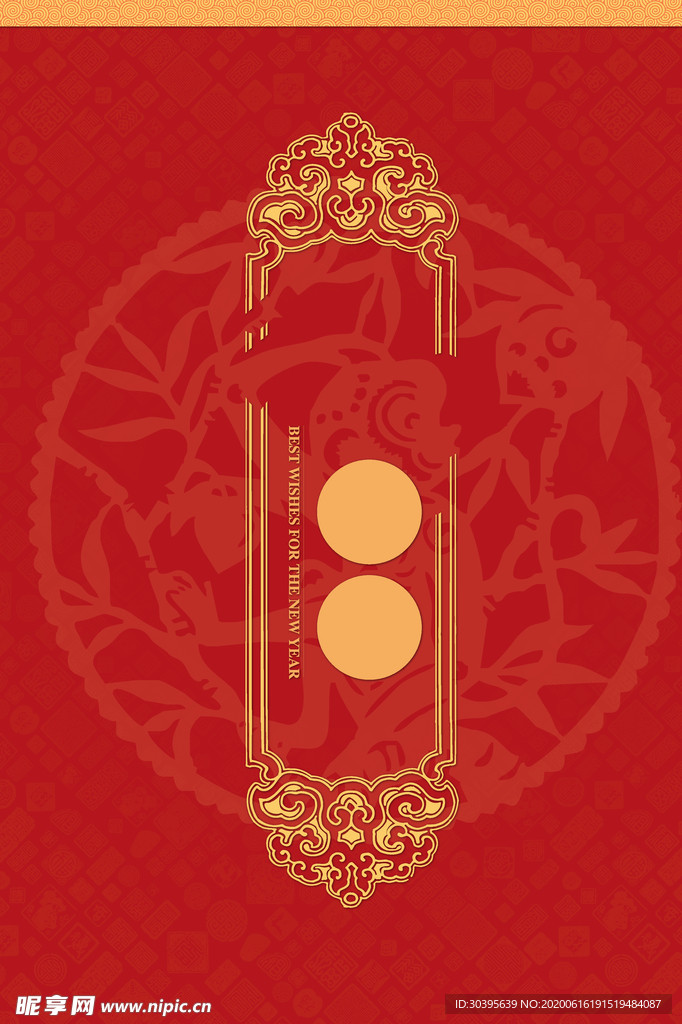 红色背景