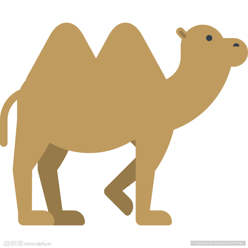 骆驼动物标志图形图标装饰素材