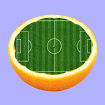 橙子足球场创意广告