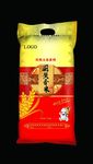 红色高档大米 透明米袋 包装设