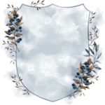 水彩绘画花朵树枝装饰