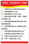 前台登记“三问三核四严禁”工作