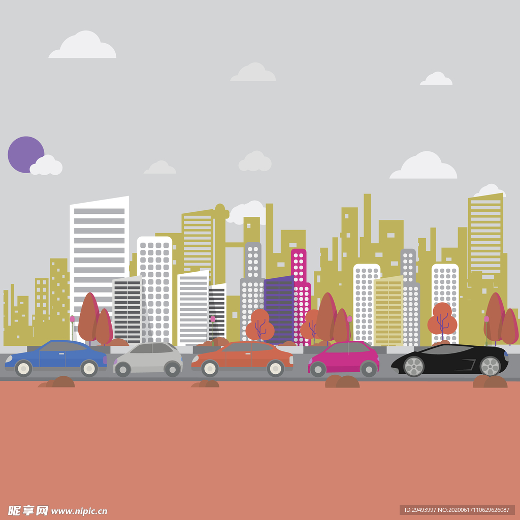 城市插画