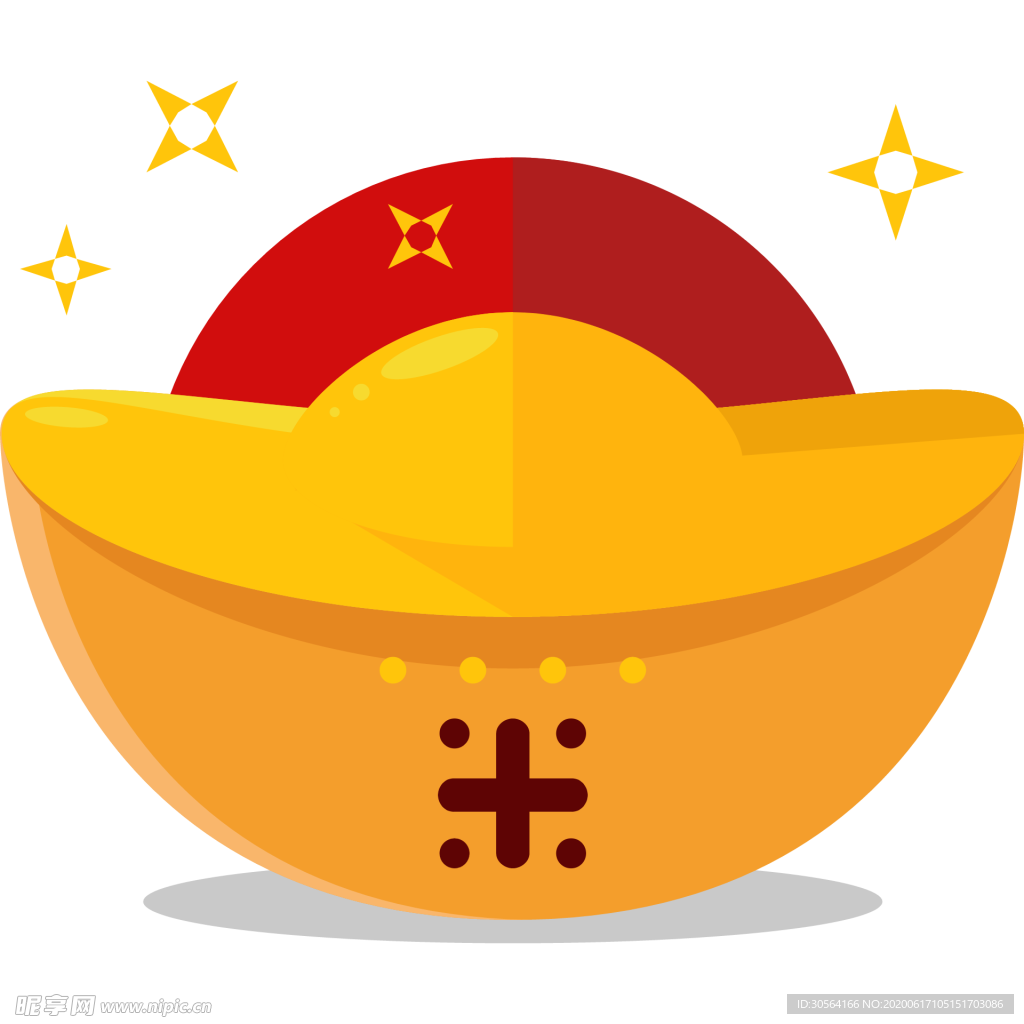 元宝复古工具图标图形标志素材
