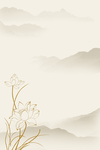 山水古风传统复古节气中国风背景