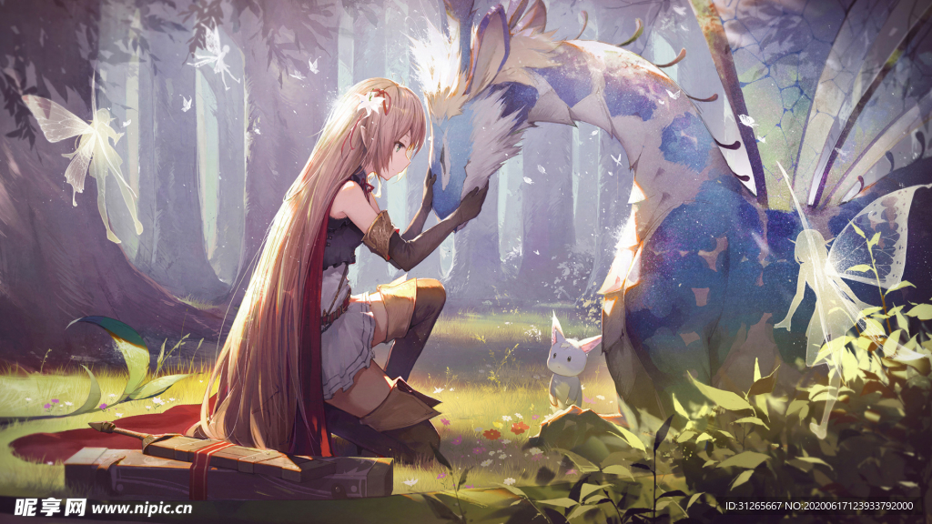 精美二次元幻想插画