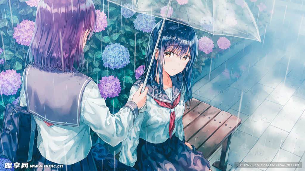 二次元插画壁纸