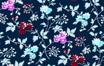 小碎花 乱花 印花 手绘