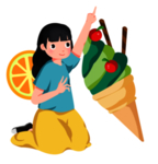 冰淇凌女孩