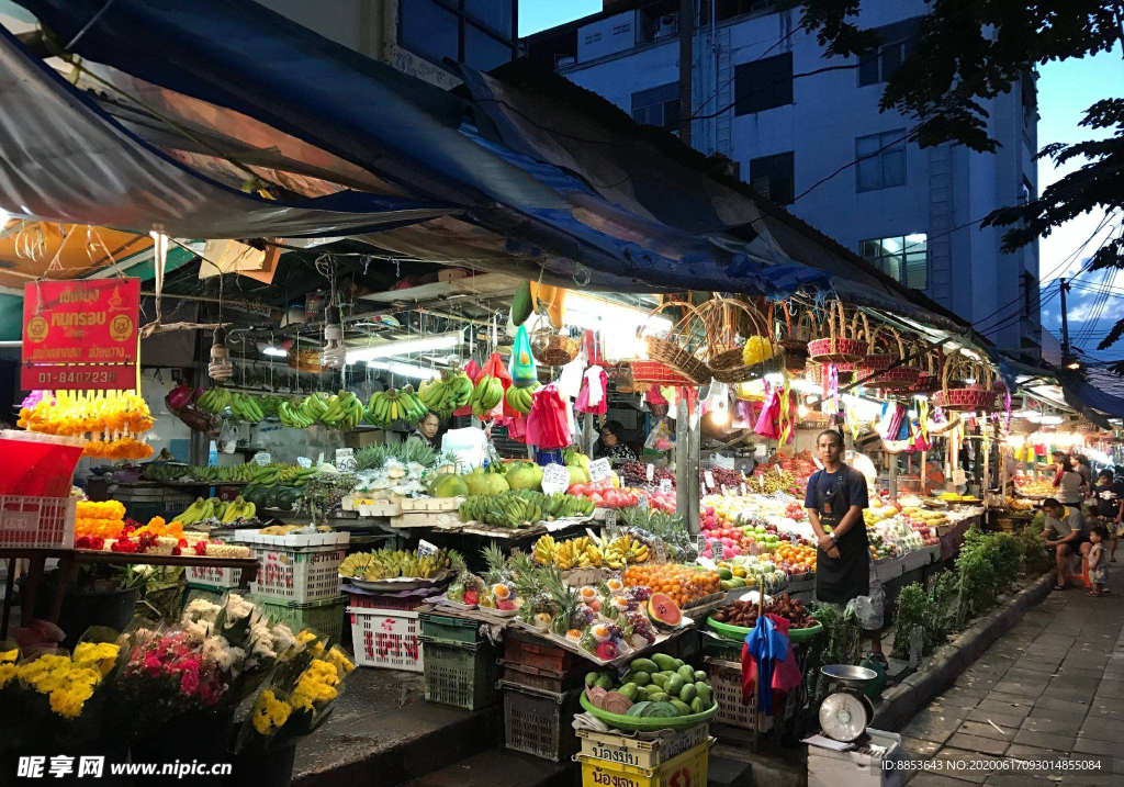 菜市场夜市