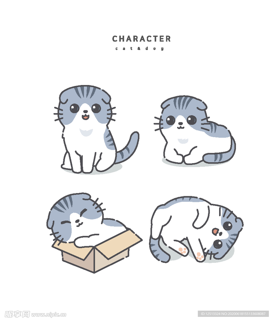 卡通猫咪