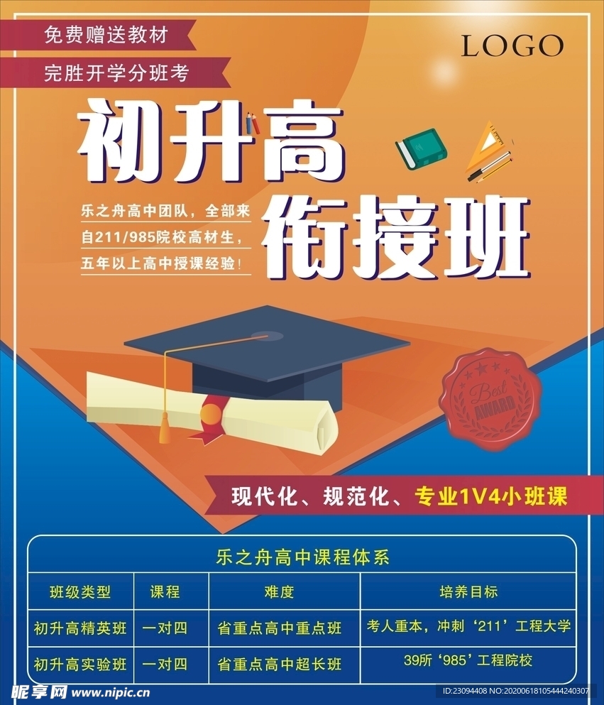 教育学校海报
