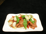 合兰豆炒牛肉