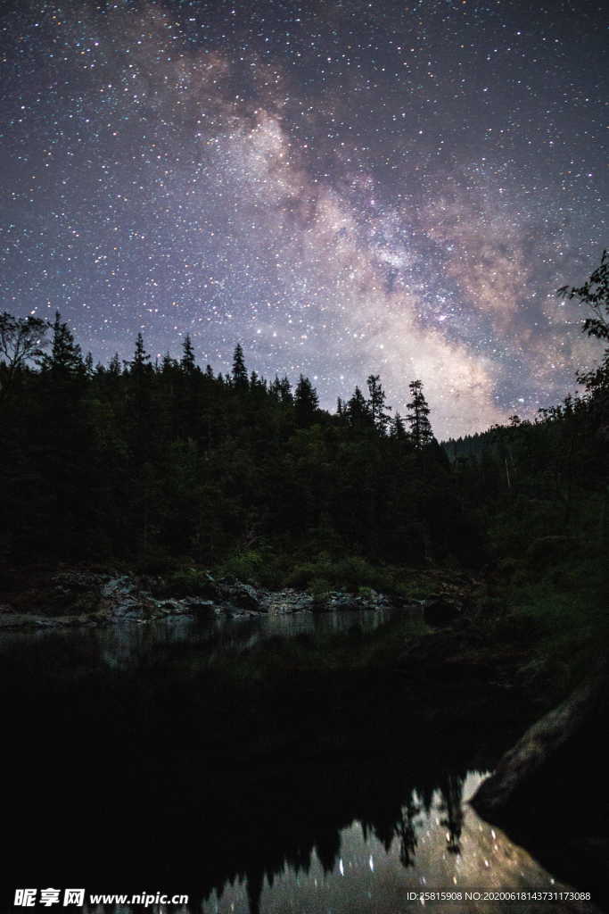 星空夜空银河宇宙图片