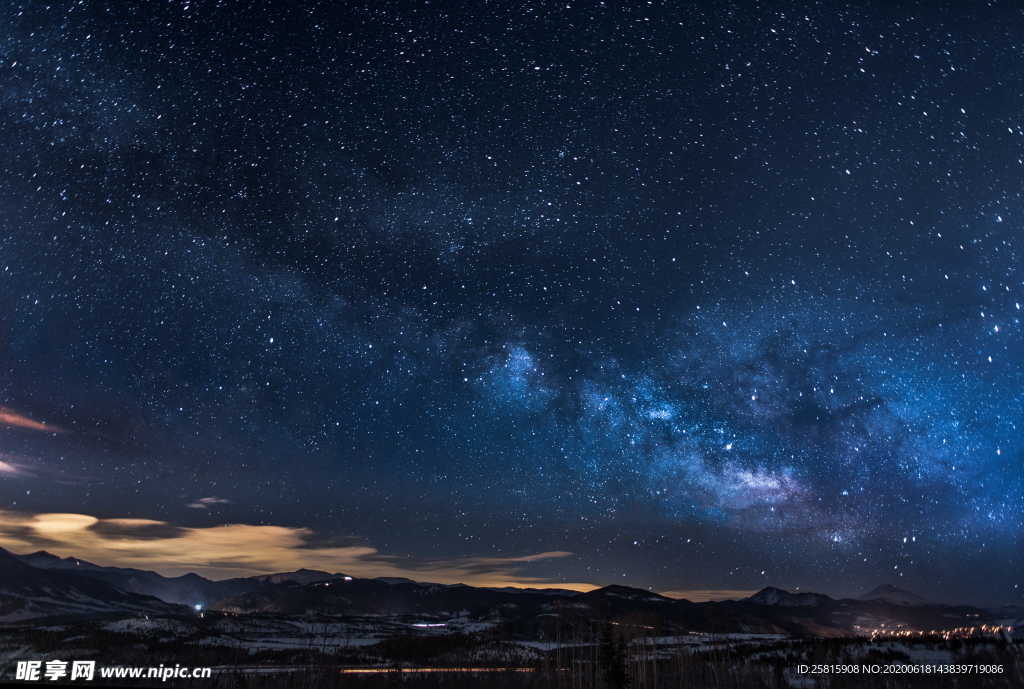 星空夜空银河宇宙图片