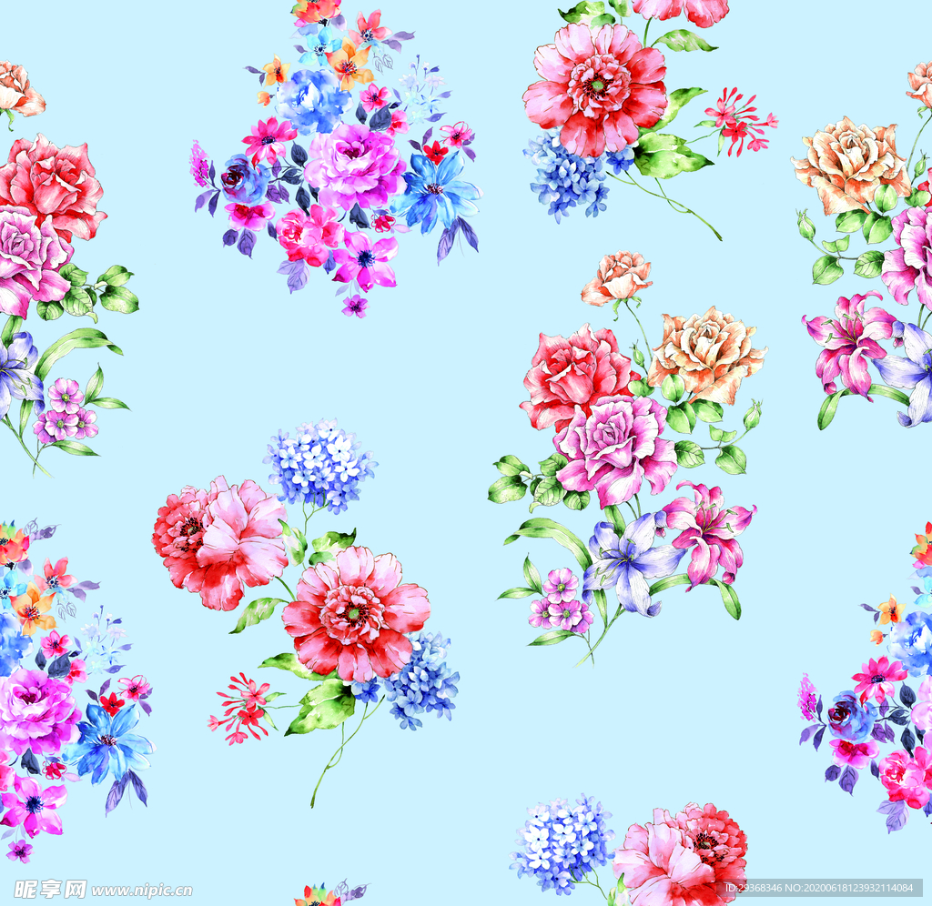 手绘花