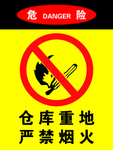 仓库重地 严禁烟火