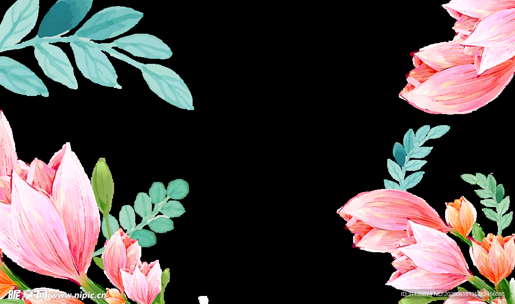 手绘花