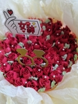 红色玫瑰花蛋糕