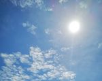 夏日蓝天