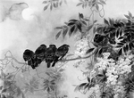 黑白工笔画