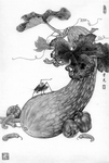 黑白工笔画