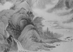 黑白工笔画