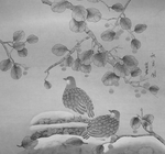 黑白工笔画