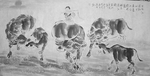 黑白工笔画