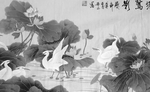 黑白工笔画