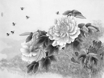 黑白工笔画
