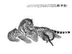 黑白工笔画