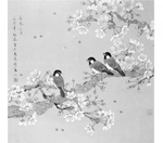 黑白工笔画