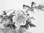 黑白工笔画