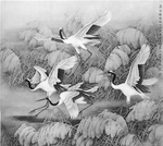黑白工笔画