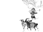 黑白工笔画