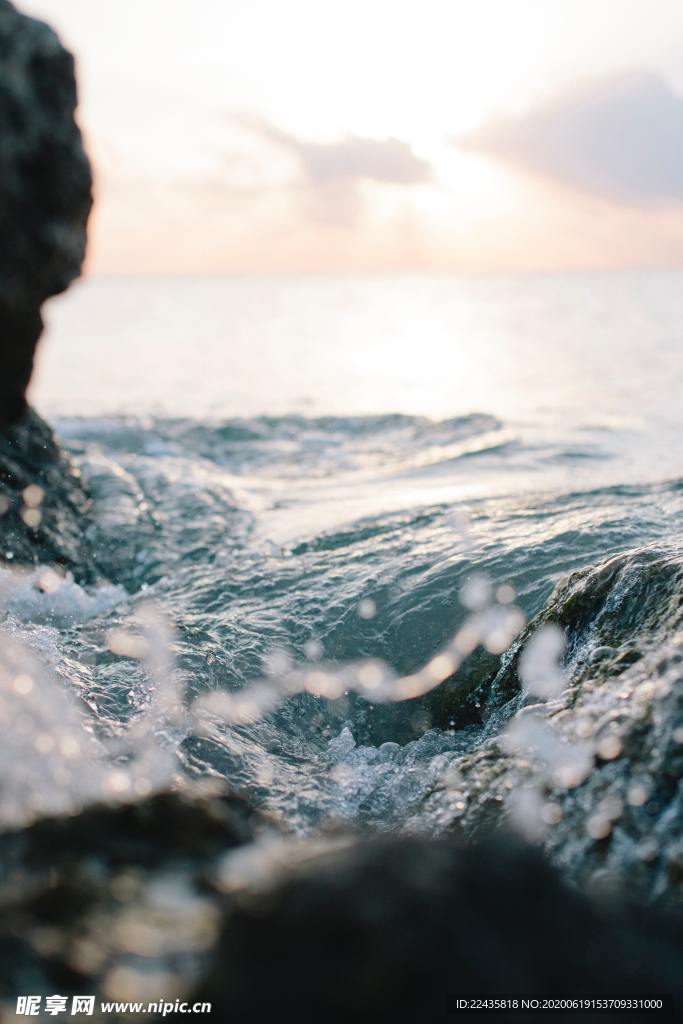 海水 海浪 浪花