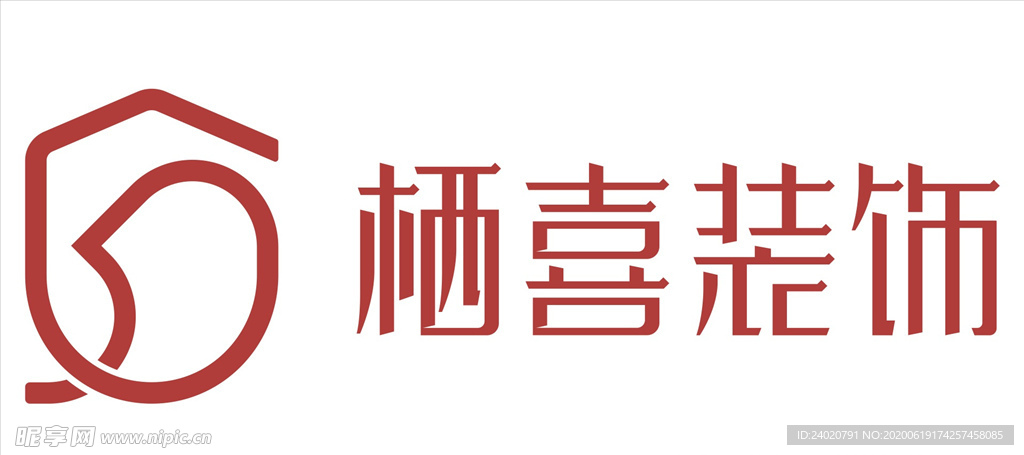 栖喜装饰logo