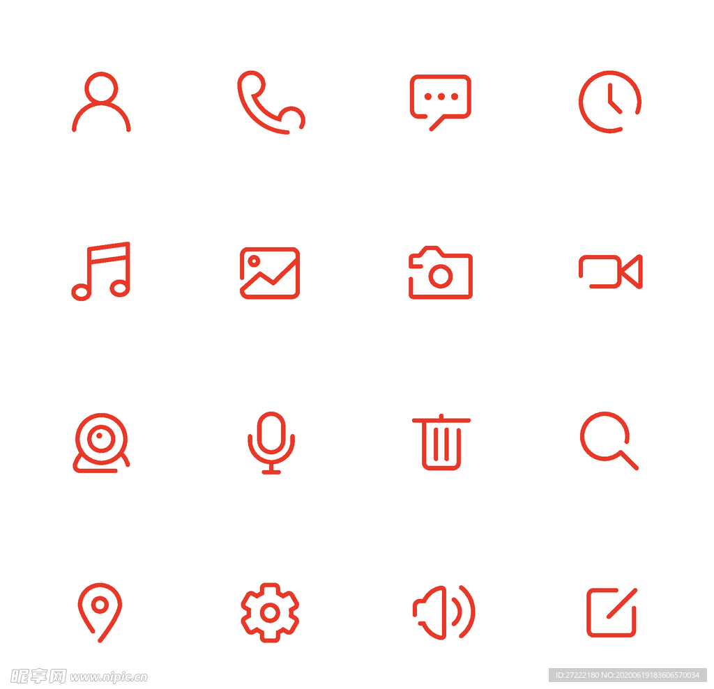 icon图标扁平化ui