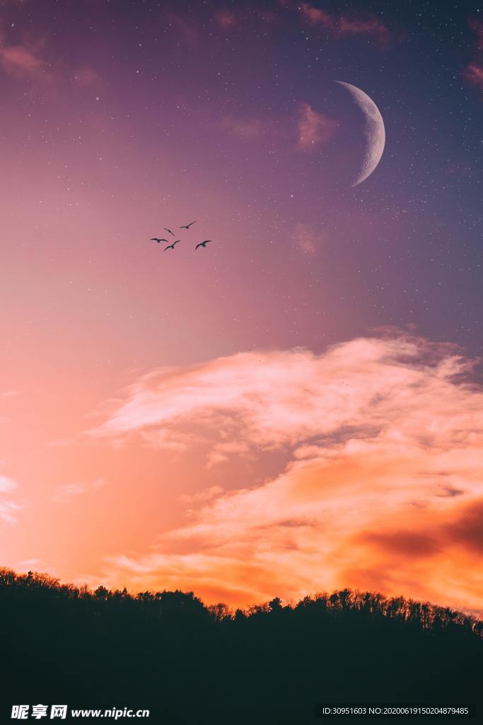 晚霞
