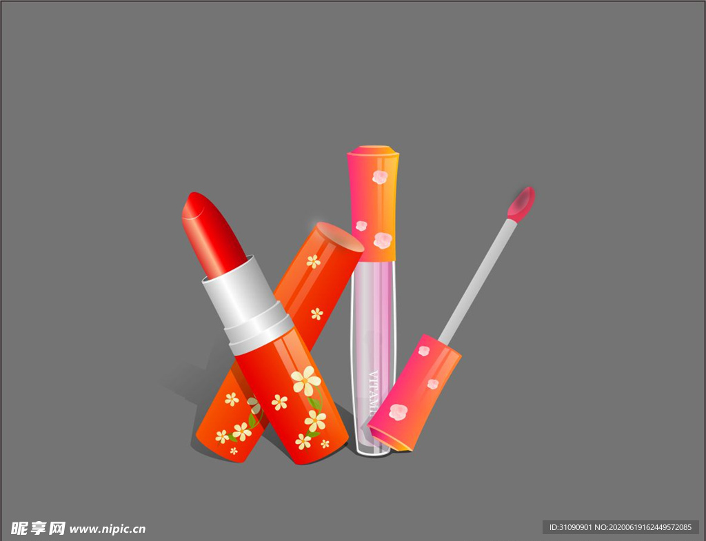 矢量口红素材