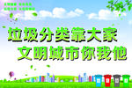 创文明城市垃圾分类公益广告