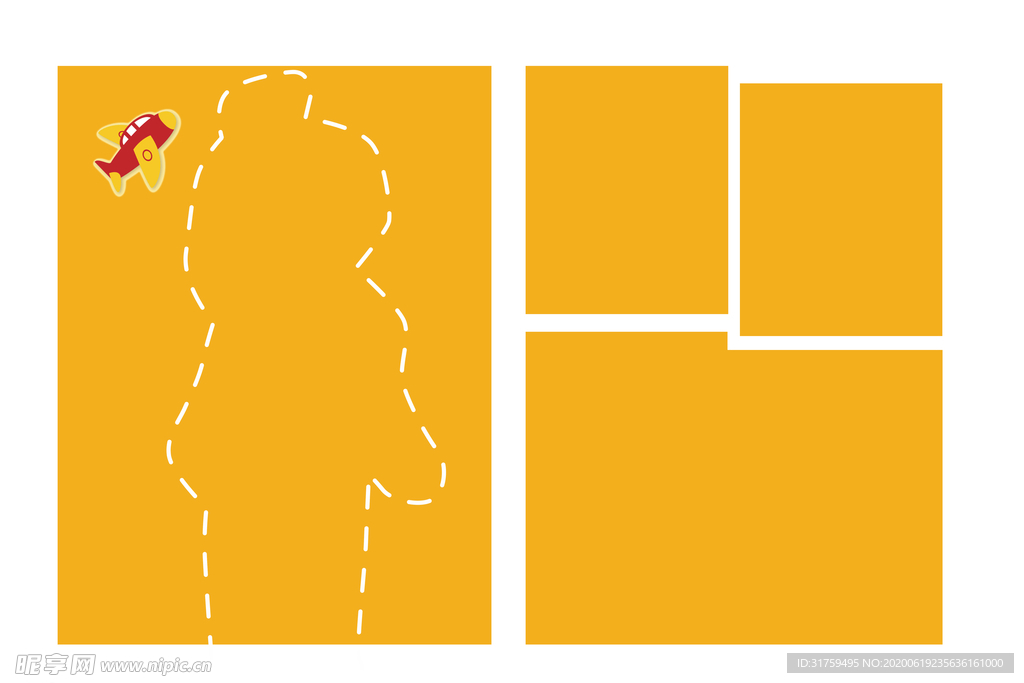 儿童相册边框模板