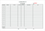 冲压部产量日报表