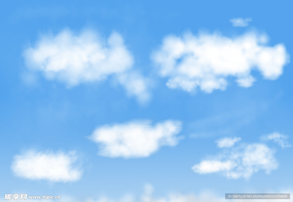 夏日蓝天