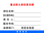 重点防火部位