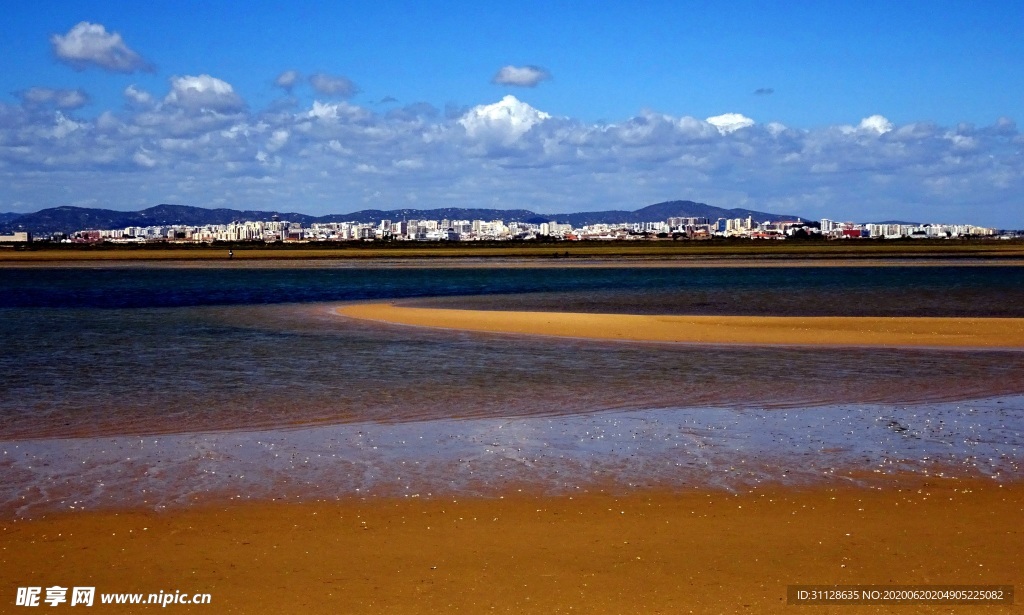 海滩 城市