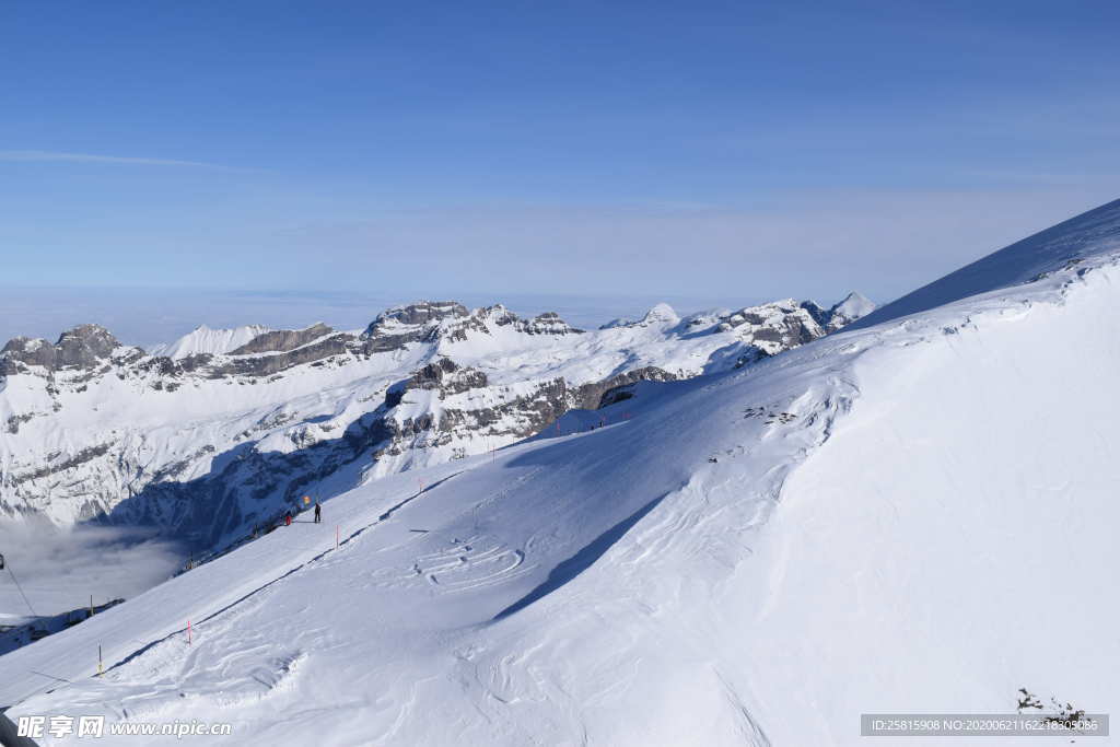 滑雪运动滑雪板图片