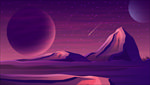 火星插画